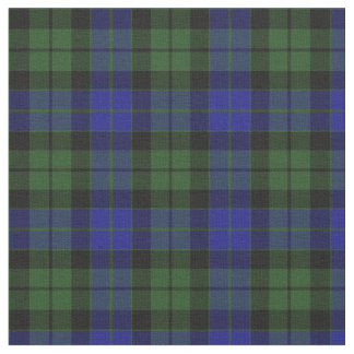 MacKay Green Scottish Clan Tartan Pset Stof