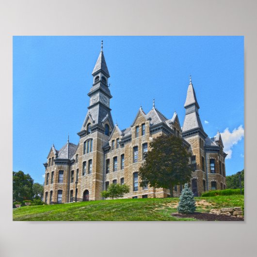 Mackay Hall, Side Uitzicht, Park University, Misso Poster (Voorkant)