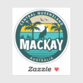 Mackay, Queensland Australië Sticker (Vel)