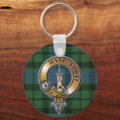 MacKay Tartan & Badge Sleutelhanger (Voorkant)