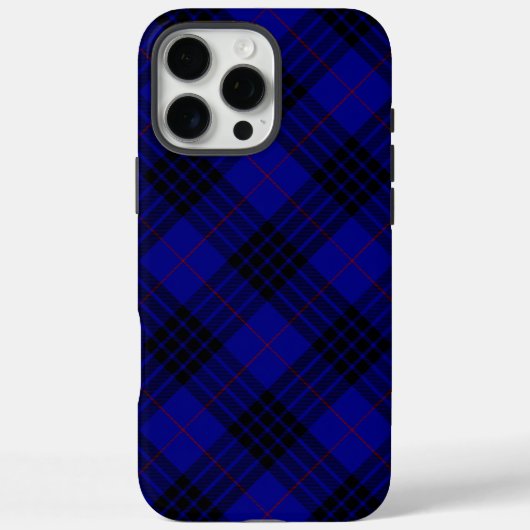 MacKay tartan blauwe schol Case-Mate iPhone Case (Achterkant)