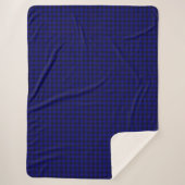 MacKay tartan bleu noir plaid (Devant)