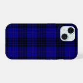 MacKay tartan bleu noir plaid (Verso Horizontal)