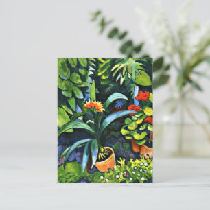 Macke - Bloemen in de tuin Feestdagenkaart