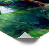 Macke - Uitzicht van Tegernsee Poster (Hoek)