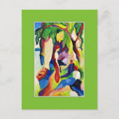 Macke - Vrouwen aan het meer Briefkaart (Voorkant)