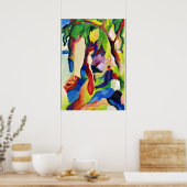 Macke - Vrouwen aan het meer Poster (Keuken)