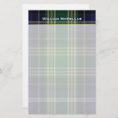 MacKellar Plaid Custom Stationery Briefpapier (Voorkant / Achterkant)
