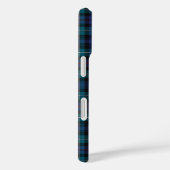 Mackenzie Clan Blauw en Turquoise Moderne Tartan Case-Mate iPhone Case (Achterkant / Rechts)