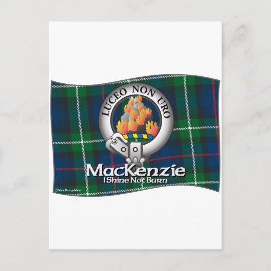 Mackenzie Clan Briefkaart (Voorkant)