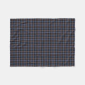 Mackenzie Clan Brown and Blue Reproduction Tartan Fleece Deken (Voorkant (Horizontaal))
