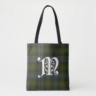 MacKenzie Clan Tartan Monogram Draagtas