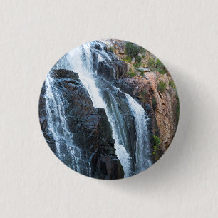 Mackenzie Falls, Grampian National Park, Victoria Ronde Button 3,2 Cm
