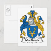 MacKenzie Family Crest Briefkaart (Voorkant / Achterkant)
