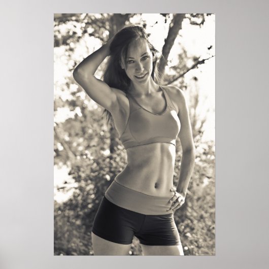 Mackenzie K. Fitness Poster (Voorkant)