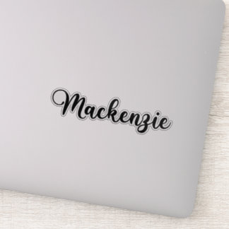 Mackenzie Naam - Handgeschreven kalligrafie Sticker
