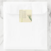 Mackenzie River, Yukon Vierkante Sticker (Tas)