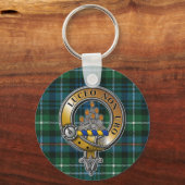 MacKenzie Tartan & Badge Sleutelhanger (Voorkant)