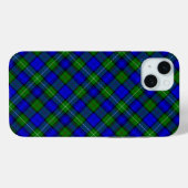 MacKenzie tartan blauwe groene vleid Case-Mate iPhone Case (Achterkant (horizontaal))