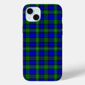 MacKenzie tartan blauwe groene vleid Case-Mate iPhone Case (Achterkant)