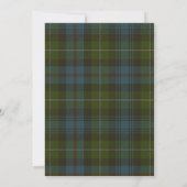 MacKenzie Tartan Huwelijksuitnodiging Kaart (Achterkant)