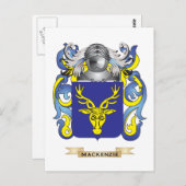 MacKenzie wapenschild (familiewapen) Briefkaart (Voorkant / Achterkant)