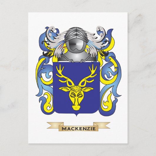 MacKenzie wapenschild (familiewapen) Briefkaart (Voorkant)