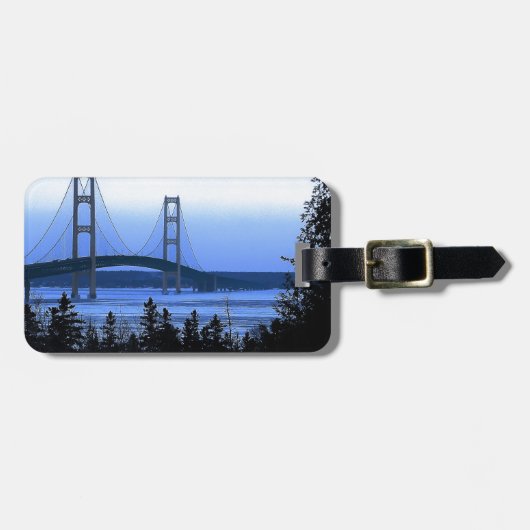Mackinac Bridge Bagagelabel (Voorkant horizontaal)