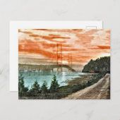 Mackinac Bridge  Briefkaart (Voorkant / Achterkant)