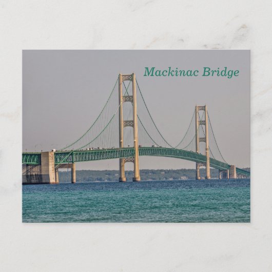 Mackinac Bridge Briefkaart (Voorkant)