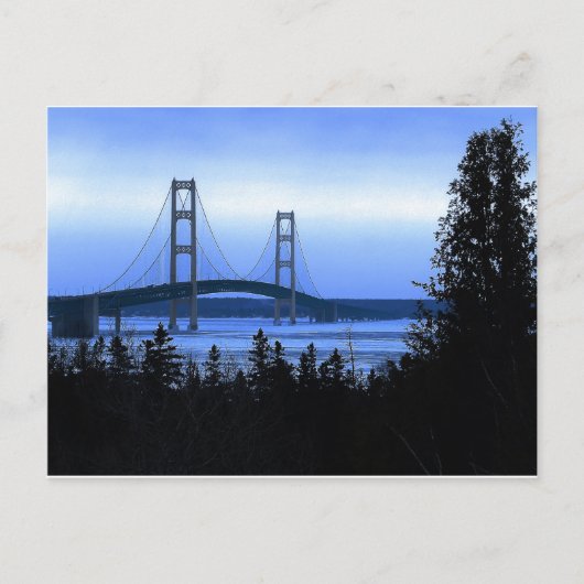 Mackinac Bridge Briefkaart (Voorkant)