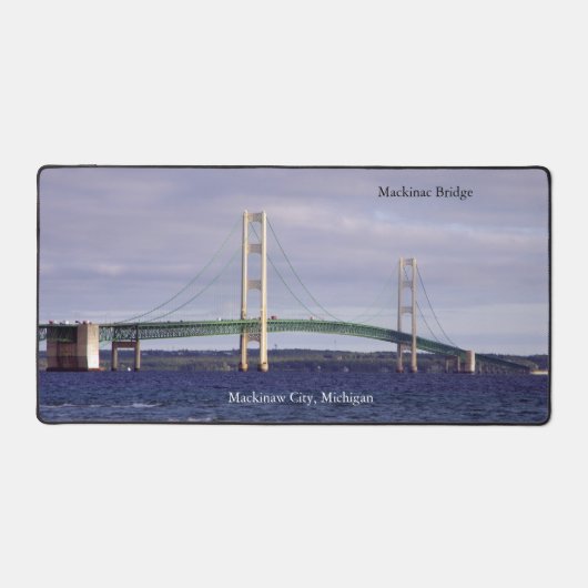 Mackinac Bridge bureaumat (Voorkant)