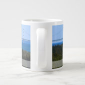 Mackinac Bridge Extra Grote Beker (Achterkant)