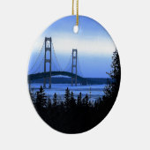 Mackinac Bridge Keramisch Ornament (Rechts)
