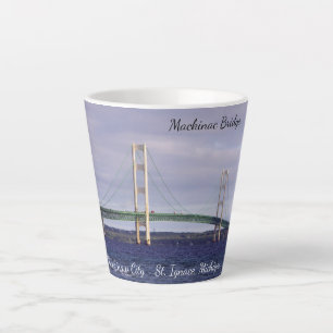 Mackinac Bridge latte mok