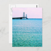 Mackinac Bridge - Michigan - Briefkaart (Voorkant / Achterkant)