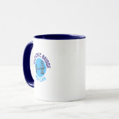 Mackinac Bridge Michigan Ville natale Café Mug (Devant gauche)