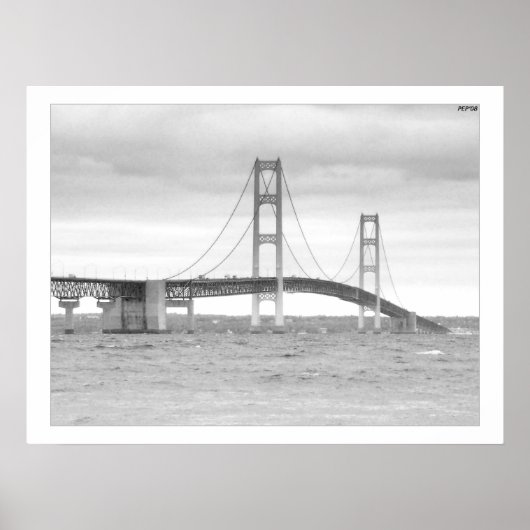 Mackinac Bridge Poster (Voorkant)
