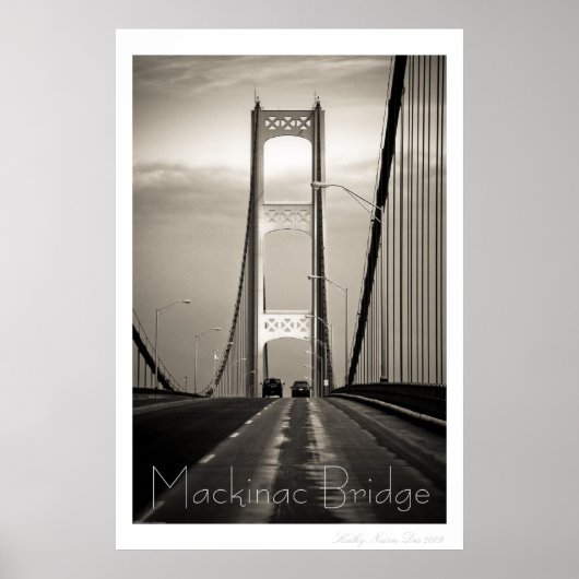 Mackinac Bridge Poster (Voorkant)