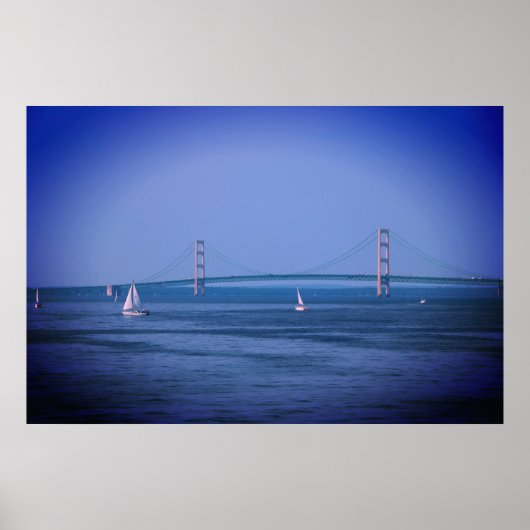 Mackinac Bridge Poster (Voorkant)