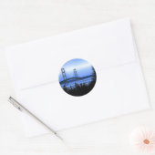 Mackinac Bridge Ronde Sticker (Envelop)