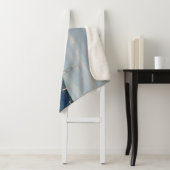 Mackinac Bridge sherpa blanket Deken (In situ)