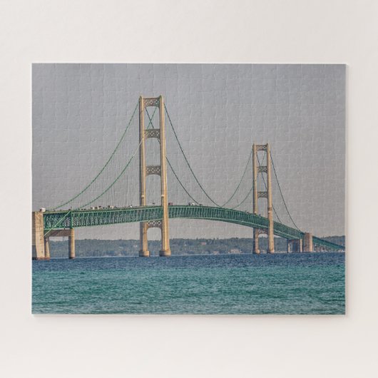 Mackinac Bridge van Michigan Legpuzzel (Horizontaal)