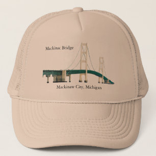 Mackinac Bridge-vrachtwagen Trucker Pet