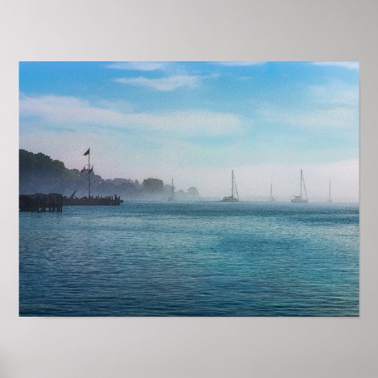 Mackinac Harbour Poster (Voorkant)