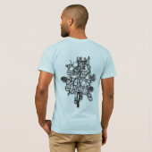 Mackinac Island Dock porter T-Shirt (Achterkant volledig)