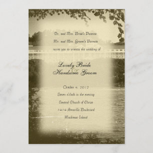 Mackinac Island Hotel Wedding Invitation Kaart