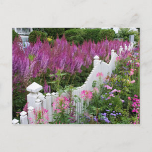 Mackinac Island, Michigan Garden Briefkaart