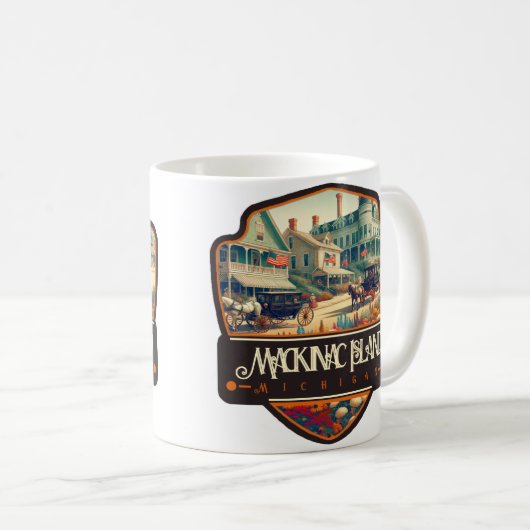 Mackinac Island, Michigan | Koffiemok (Voorkant rechts)