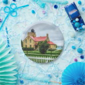 Mackinac Light and Bridge Papieren Bordje (Feest)